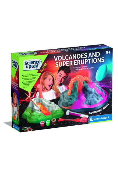 CLEMENTONI Science & play -Volcanoes and Super Eruptions Lab- For Age 8+ Year...