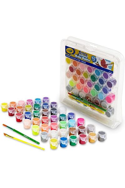 Crayola Washable Kids Paint Pots Pack of 42