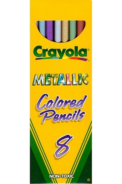 Crayola Metallic Colored Pencils Pack of 8