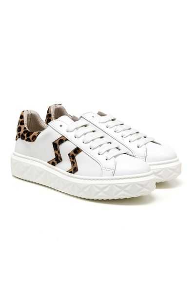 John May Tenis pentru femei / fete (zilnic) MAR-25Y-209-8825 John May White-Leopard