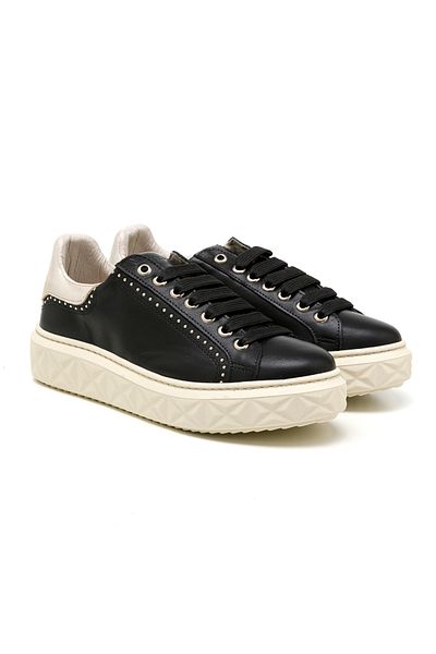 John May Tenis pentru femei / fete - negru-aur metalic MAR-25Y-209-8888