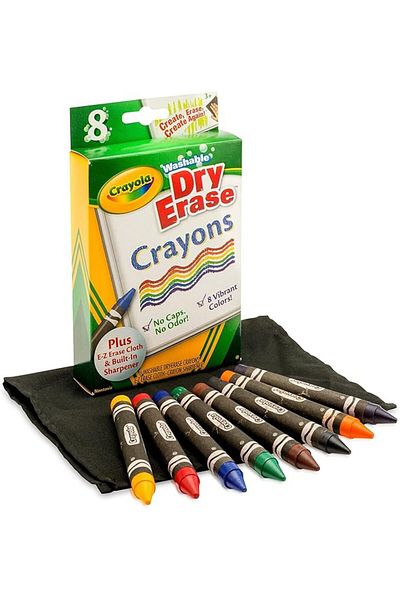 Crayola Washable Dry Erase Crayons Pack of 8