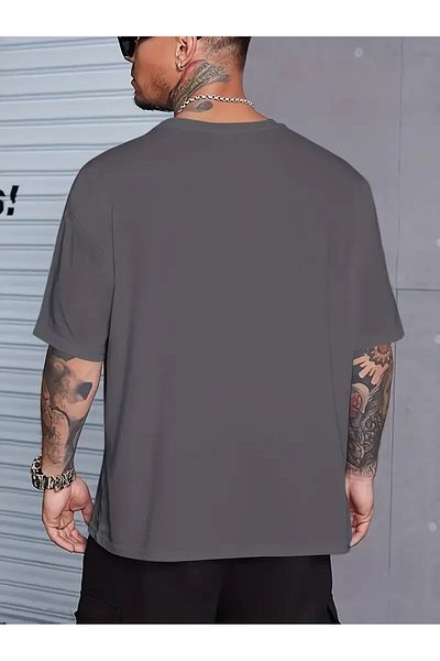 DAXİS Sportwear Company Ανδρικό μπλουζάκι με θέμα το GYM με λαιμόκοψη με λαιμόκοψη