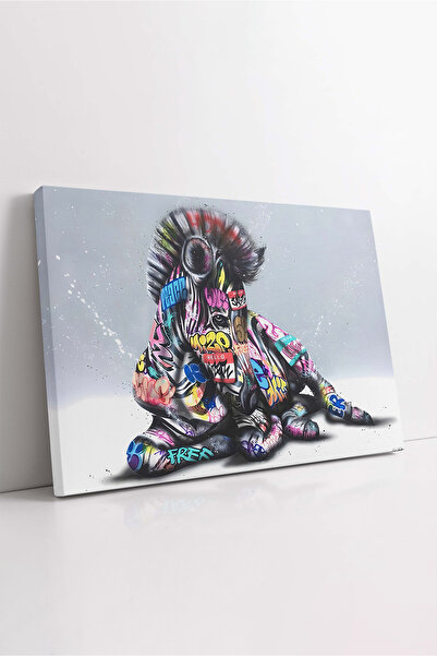 KOSS Dijital Tablou decorativ pe pânză cu model de graffiti abstract, culoare...