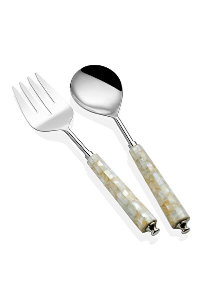 RİVO HOME DECOR Pearl Salad Serving Set 2 Pieces Ckb0170