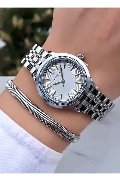 Homies Original Invoice Waterproof Women's Wrist Watch with Bracelet Gift