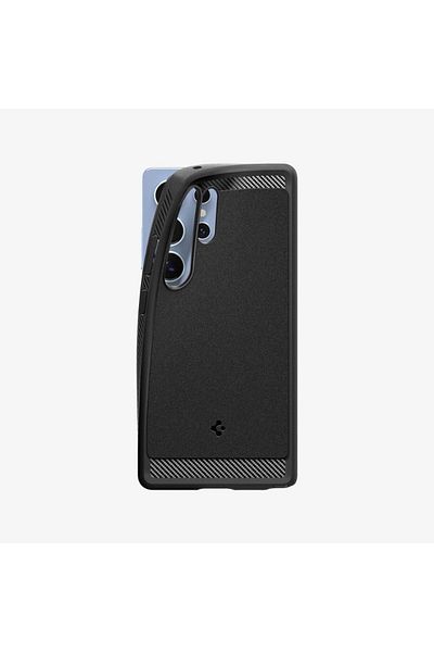 Spigen Spigen Rugged Armor MagFit for Galaxy S25 ULTRA case [MagSafe compatible] - Matte Black