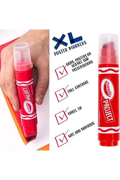 Crayola Project XL Poster Marker Red CY58-8361
