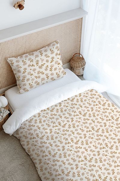 Tuğba Kuğu Single Iconic Series Duvet Cover Set - Tiny Flowers (160X220)