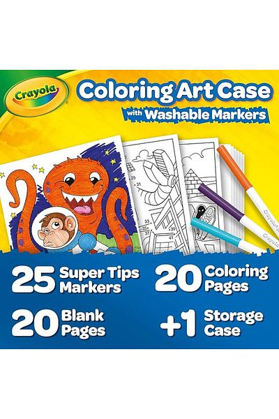 Crayola Create & Color With Washable Markers 65pcs 04-0377