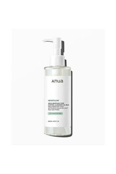 ANUA Heartleaf Pore Control Cleansing Oil Mild - Geniş Gözenek Karşıtı Yağ Ba...
