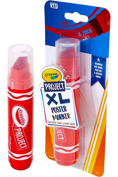 Crayola Project XL Poster Marker Red CY58-8361