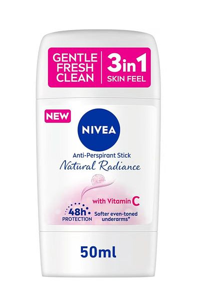 NIVEA Antiperspirant Stick For Women 48h Protection Natural Radiance Vitamin C 50ml