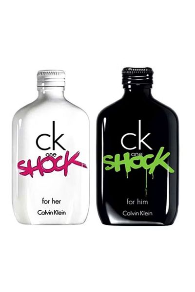 Calvin Klein One Shock Gift Set One Shock EDT For Her  (100 ), 1xOne Shock EDT For Him (100)ml