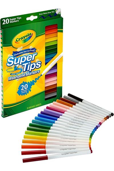 Crayola Super Tips Washable Marker 20 count