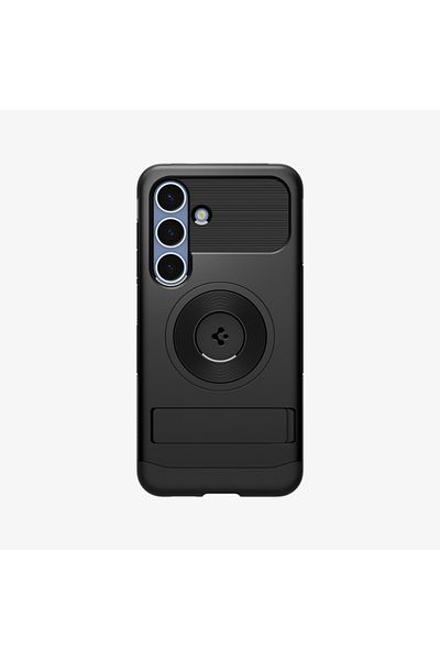 Spigen Spigen Slim Armor MagFit for Samsung Galaxy S25 case with Kickstand [MagSafe compatible] - Black