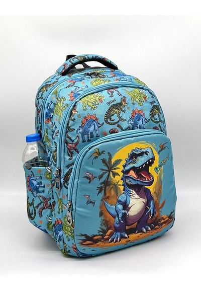 Bevitton Boy's Primary School Bag Character Pattern Multi-Compartment Set of 3 Primary School Bag