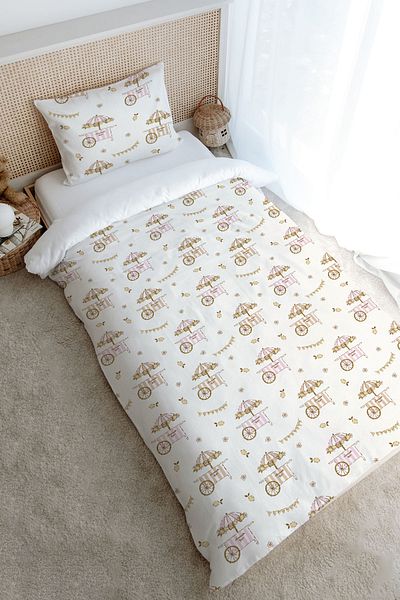 Tuğba Kuğu Fresh Lemon Single Duvet Cover Set - Iconic Series (160X220)