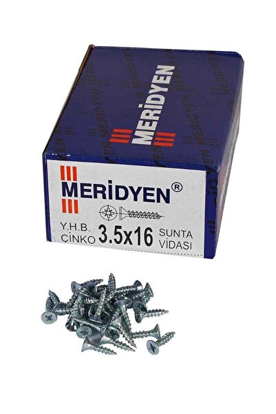 Meridyen Sunta Vidası 3.5x16 Mm 1000 Li