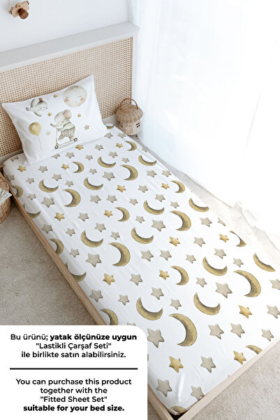 Tuğba Kuğu Tek Kişilik Nevresim Takımı (160x220) - Iconic Serisi - Filin Düşleri