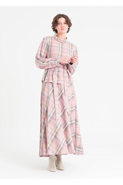 Armağan طقم تنورة منقوشة بأكمام البطيخ