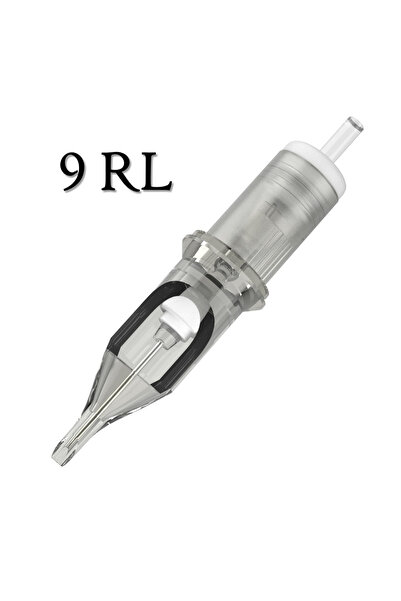 XLINETATTOO 1 ADET 9 RL KARTUŞLU İĞNE - PEN MAKİNA UYUMLU STERİL TİTANYUM DÖV...