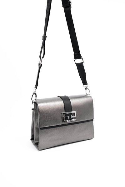 Silver Polo Geantă de damă Polo Silver Platinum - Neagră SP1009