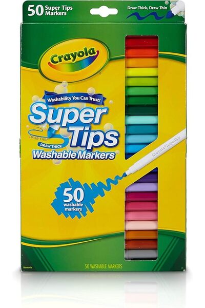 Crayola Washable Super Tips Markers 50ct 58-5050