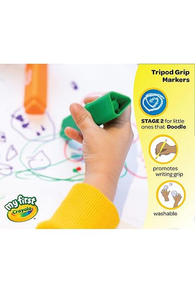 Crayola My First Tripod Grip Markers 8ct 81-1386