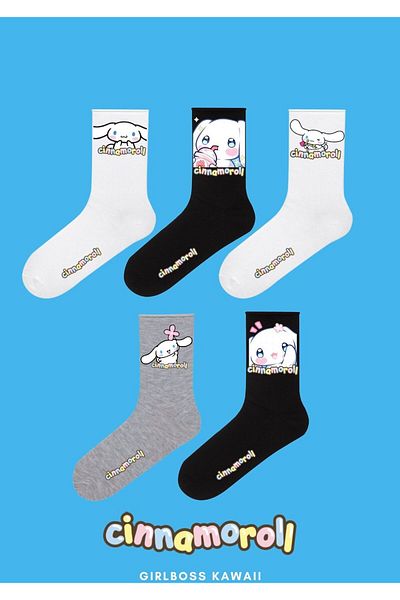 Girlboss Kawaii Girlboss Sanrio Cinnamoroll 5 гнезда, основни цветове, нова серия