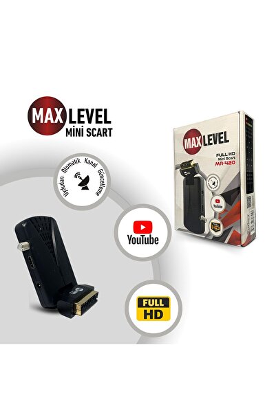 MAX LEVEL Hd Uydu Alıcısı Tüm Televizyonlara Uyumlu(TÜPLÜ VE LCD)