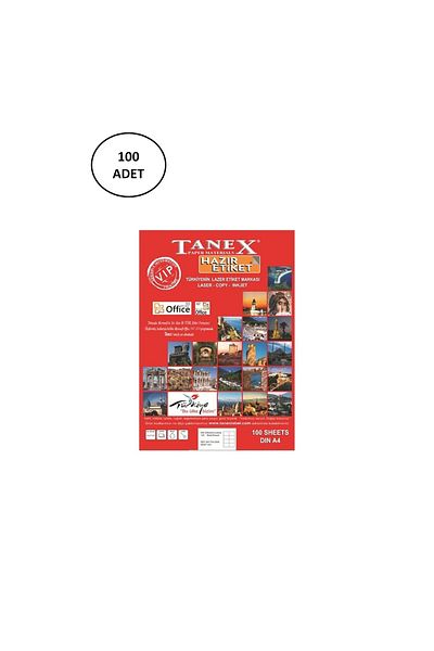 maarketim Tanex Tw-2096 Laser Label 43X8.5 Mm 100 Pieces