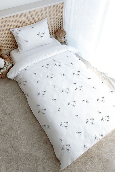 Tuğba Kuğu Bird Sailor Single Duvet Cover Set - Iconic Series (160X220)