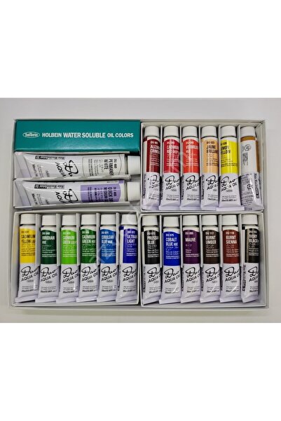 Holbein SU BAZLI YAĞLI BOYA SETİ 20 RENKLİ 20ML
