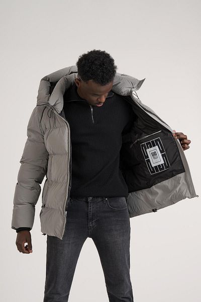 Giotelli Slimfit Hooded Puffer Jacket with Neck Support