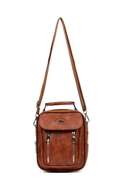 Newish Polo Men's Crossbody Hand and Shoulder Bag with Phone Compartment
