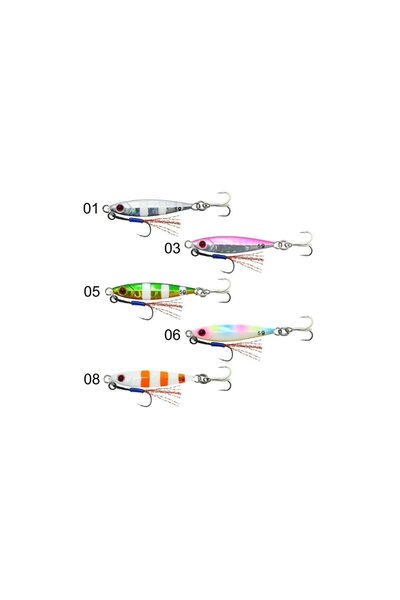 CAPTAIN 3659 Flutter Mini Jigger 5gr LRF Jig Suni Yem