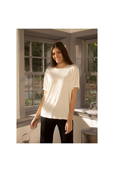 Penelope Екрю жіноча футболка з короткими рукавами XL - колекція Baily
