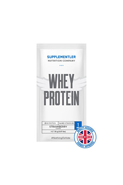 Supplementler Whey Protein 30 gr. Çilek 1 Adet