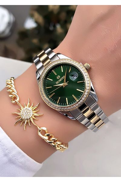Homies Original Invoice Waterproof Women's Wrist Watch with Bracelet Gift