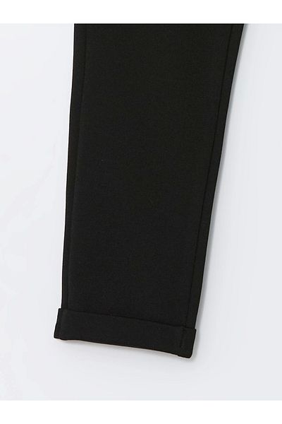 LC Waikiki Pantaloni pentru băieți LCW Vision Black, cu talie elastică, slim fit