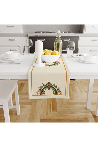 Filamente Ramadan Runner / Ramadan Pattern / Stain Resistant - Washable Micropecks Fabric 140X41