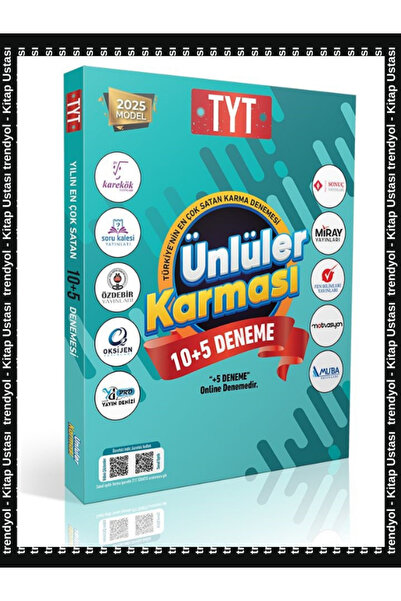 Ünlüler Karması Yayınları Ünlüler Karması 2025 Tyt 10 5 Deneme