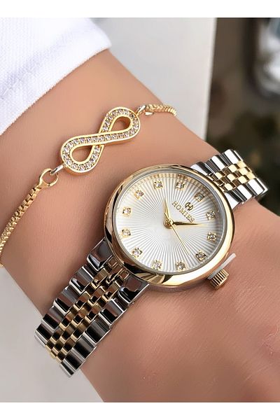 Homies Original Invoice Waterproof Women's Wrist Watch with Bracelet Gift