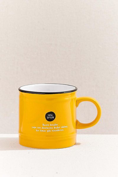 Paşabahçe Yellow Lemon Mug - Feel Things