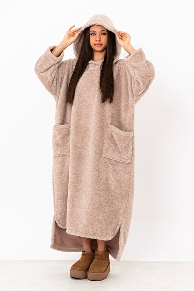 bysezerozer Wellsoft Double Sided Fleece Soft Saw Poncho