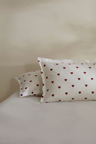 Karaca Home Amour 2-Piece Pillow Case Red