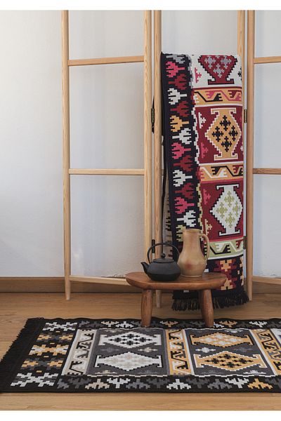 Bigghome Bigghome Doppelseitiger Teppich, Maschinenwaschbar, Modernes Design, 80*150 cm, SA1590A