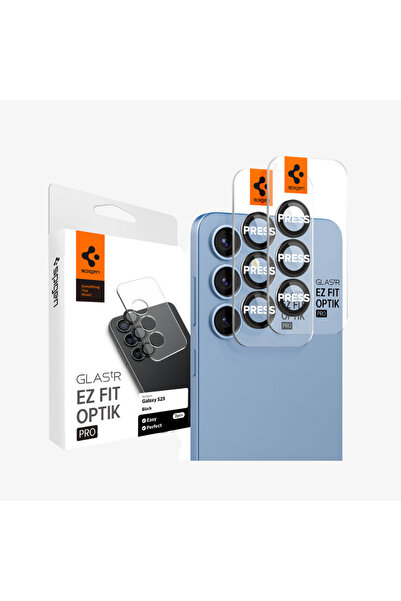 Spigen Galaxy S25 Kamera Lens Camı Koruyucu Kolay Kurulum GLAS.tR EZ Fit Opti...