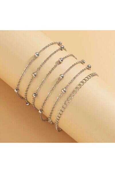 Shiklik MODA 6-Piece Pearl Women's Bracelet Set Reflecting Elegance and Grace
